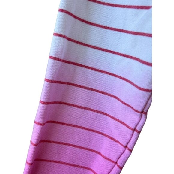 T By Talbots Womens Pink Ombre Striped Pullover Medium Petite‎ - Picture 3 of 6